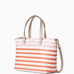Patrice Tropical Stripe Satchel